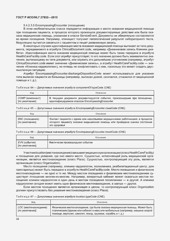 Страница 37 ГОСТ Р ИСО/HL7 27932-2015