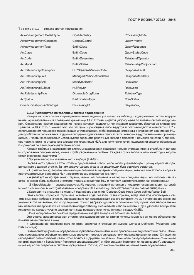 Страница 372 ГОСТ Р ИСО/HL7 27932-2015