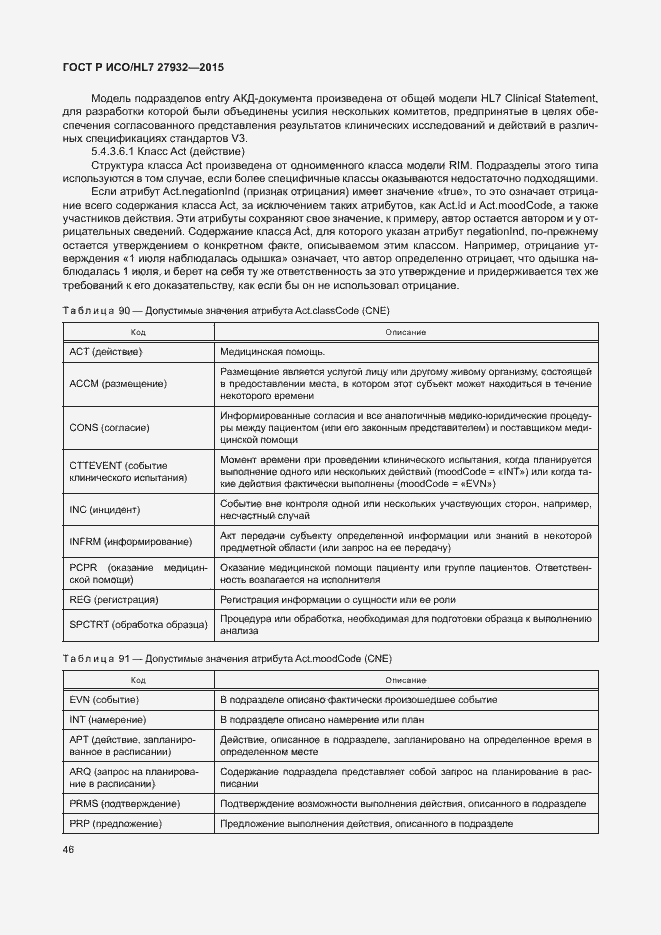 Страница 49 ГОСТ Р ИСО/HL7 27932-2015