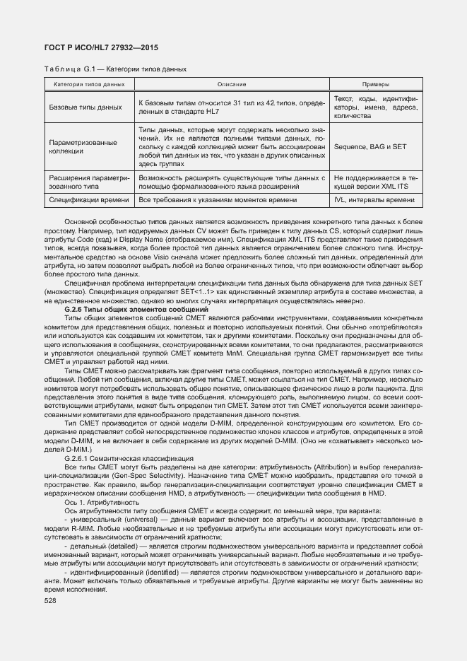 Страница 531 ГОСТ Р ИСО/HL7 27932-2015