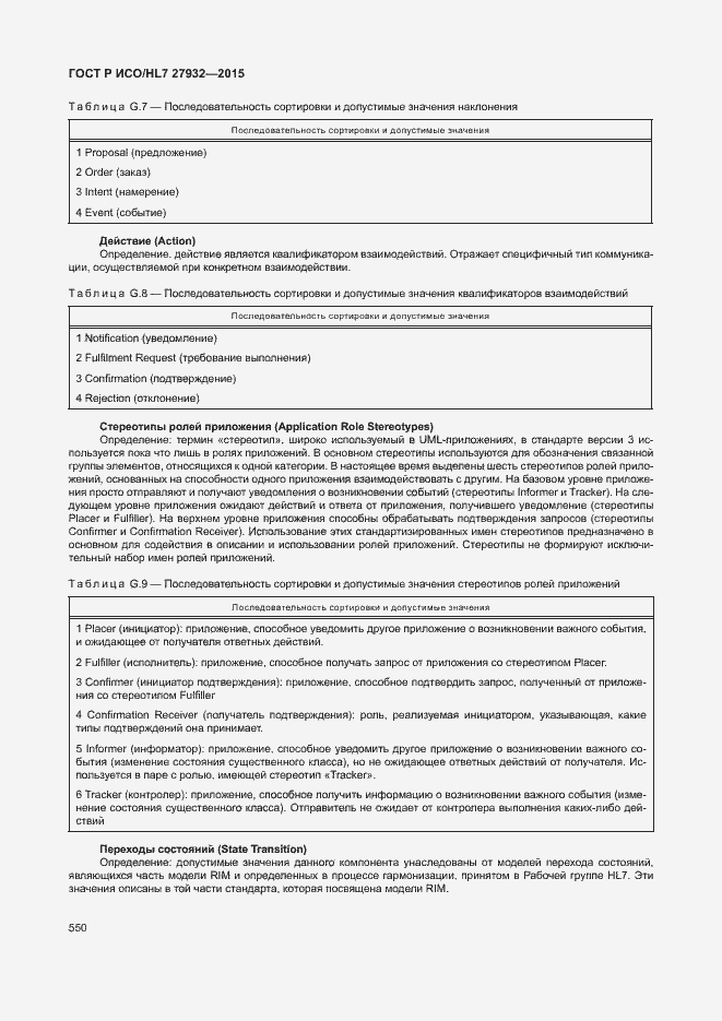 Страница 553 ГОСТ Р ИСО/HL7 27932-2015