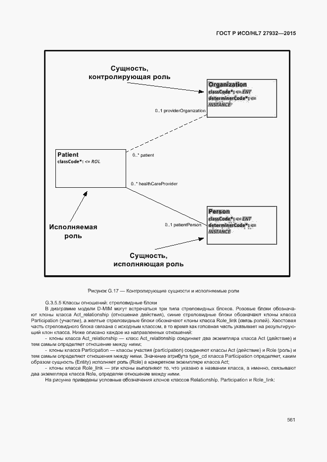 Страница 564 ГОСТ Р ИСО/HL7 27932-2015