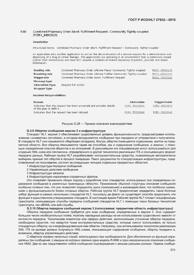 Страница 576 ГОСТ Р ИСО/HL7 27932-2015