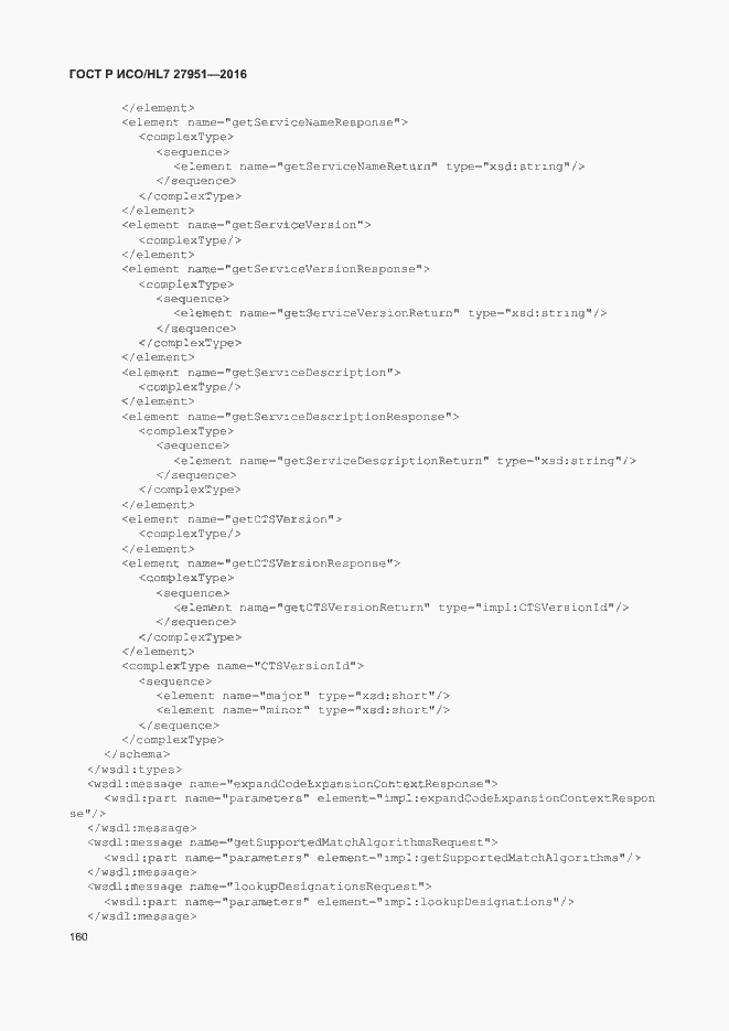 Страница 164 ГОСТ Р ИСО/HL7 27951-2016