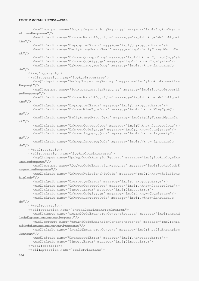 Страница 168 ГОСТ Р ИСО/HL7 27951-2016