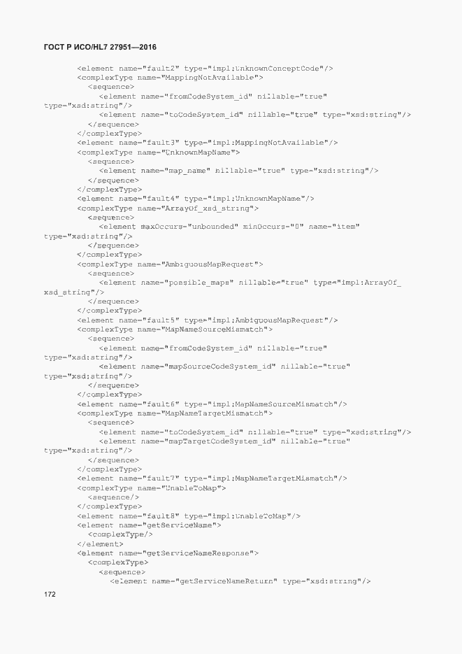 Страница 176 ГОСТ Р ИСО/HL7 27951-2016