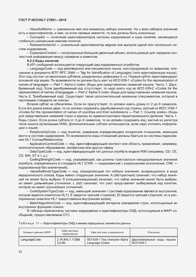 Страница 26 ГОСТ Р ИСО/HL7 27951-2016