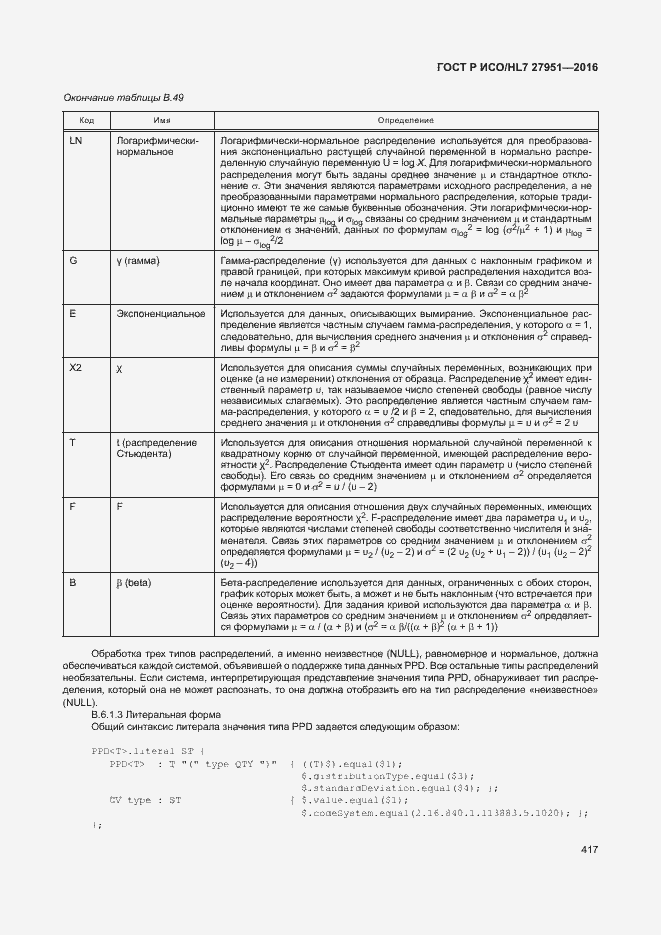 Страница 420 ГОСТ Р ИСО/HL7 27951-2016