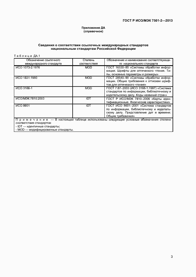 Страница 5 ГОСТ Р ИСО/МЭК 7501-2-2013