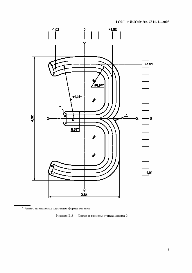 Страница 12 ГОСТ Р ИСО/МЭК 7811-1-2003