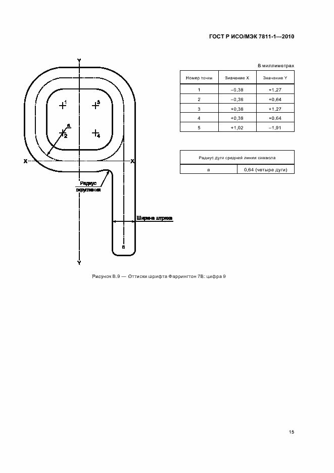 Страница 19 ГОСТ Р ИСО/МЭК 7811-1-2010