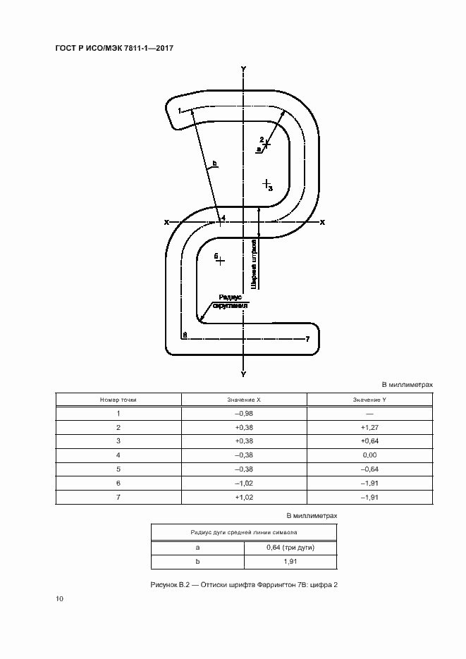 Страница 13 ГОСТ Р ИСО/МЭК 7811-1-2017