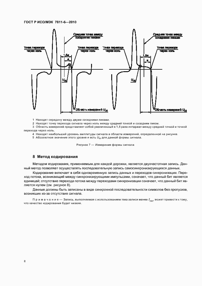 Страница 12 ГОСТ Р ИСО/МЭК 7811-6-2010