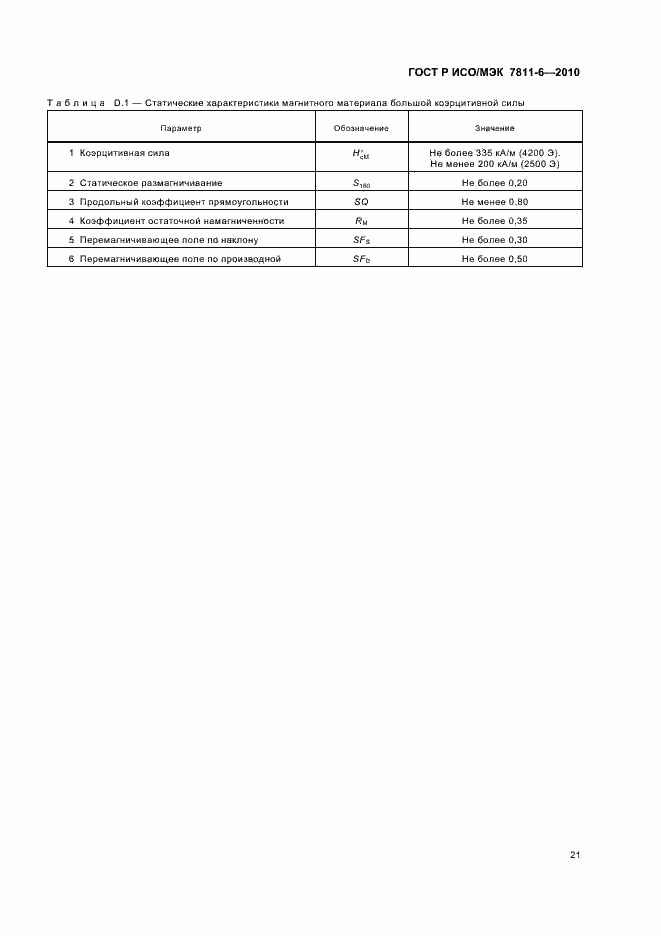 Страница 25 ГОСТ Р ИСО/МЭК 7811-6-2010