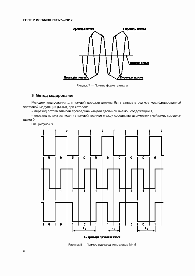 Страница 11 ГОСТ Р ИСО/МЭК 7811-7-2017