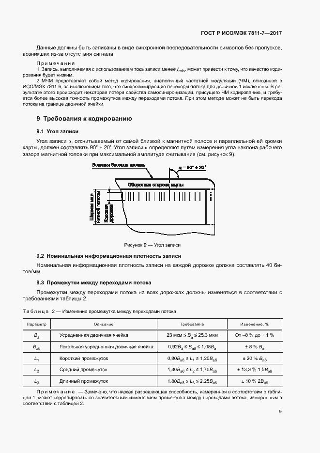 Страница 12 ГОСТ Р ИСО/МЭК 7811-7-2017