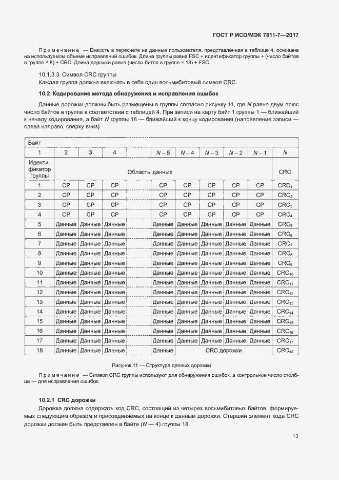 Страница 16 ГОСТ Р ИСО/МЭК 7811-7-2017