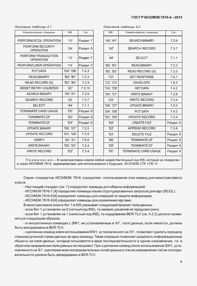 Страница 14 ГОСТ Р ИСО/МЭК 7816-4-2013