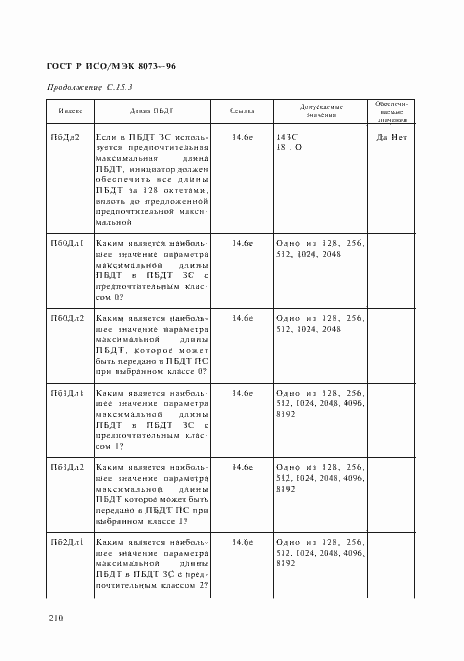 Страница 216 ГОСТ Р ИСО/МЭК 8073-96