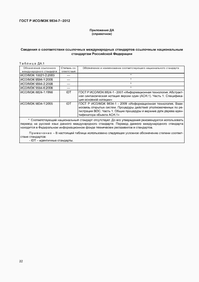 Страница 25 ГОСТ Р ИСО/МЭК 9834-7-2012