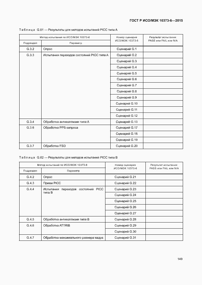 Страница 152 ГОСТ Р ИСО/МЭК 10373-6-2015