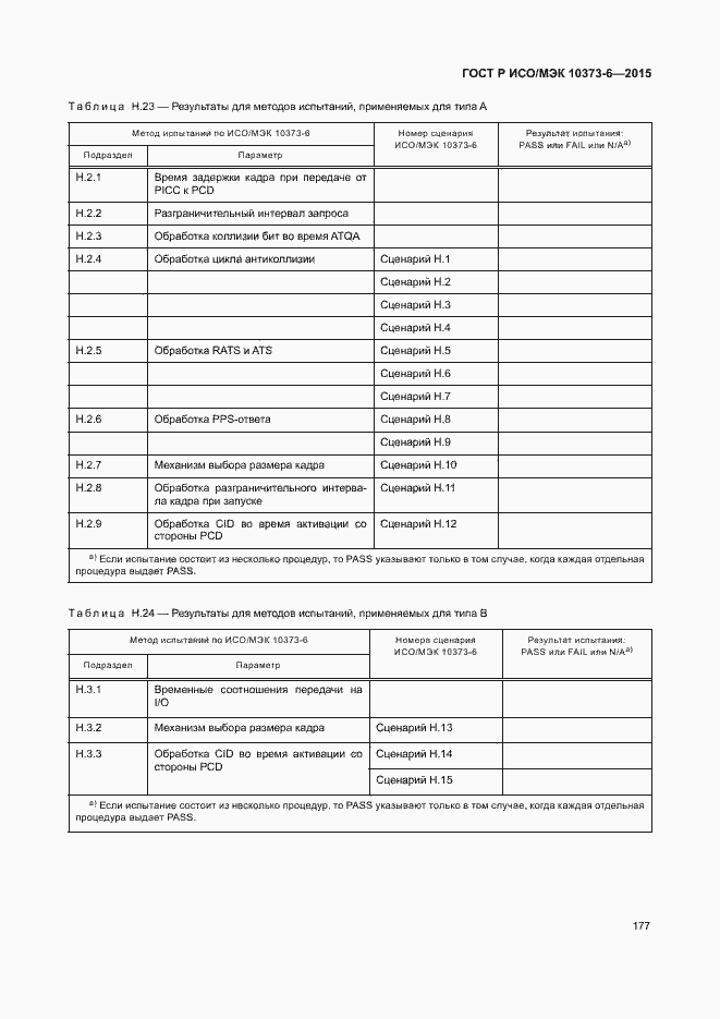 Страница 180 ГОСТ Р ИСО/МЭК 10373-6-2015