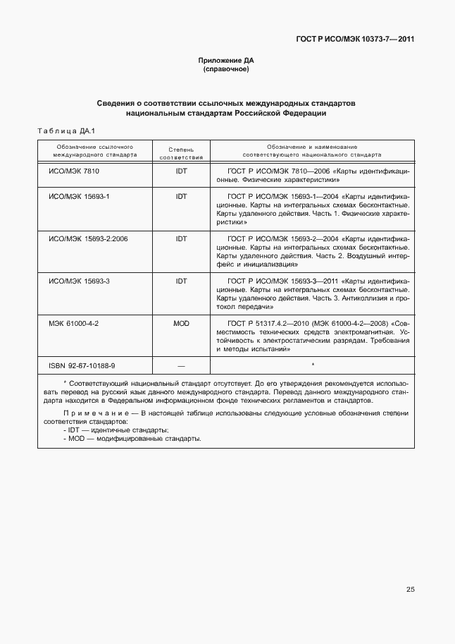 Страница 28 ГОСТ Р ИСО/МЭК 10373-7-2011