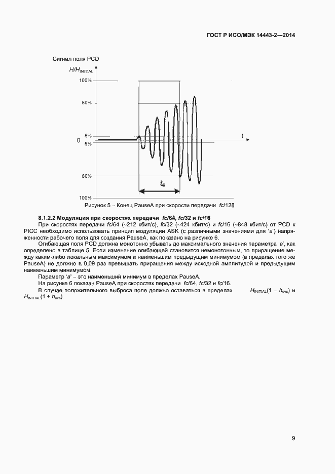 Страница 13 ГОСТ Р ИСО/МЭК 14443-2-2014