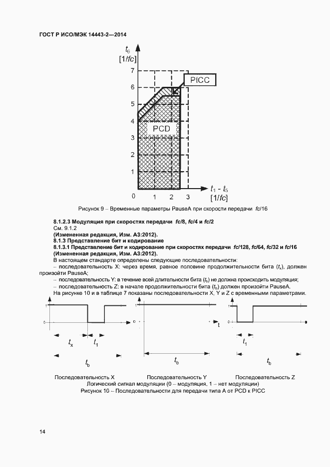 Страница 18 ГОСТ Р ИСО/МЭК 14443-2-2014