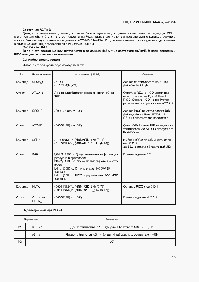 Страница 61 ГОСТ Р ИСО/МЭК 14443-3-2014