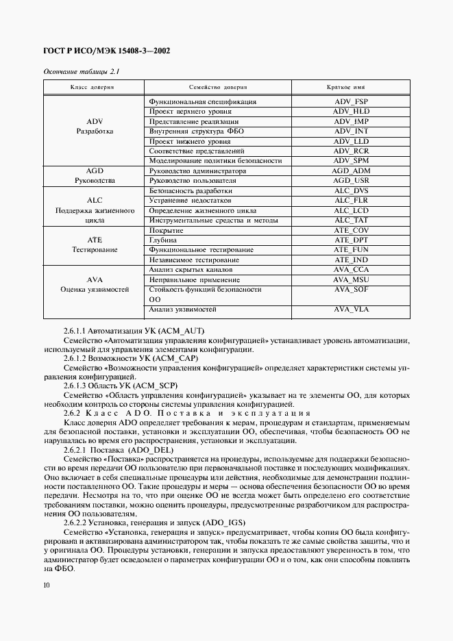 Страница 15 ГОСТ Р ИСО/МЭК 15408-3-2002