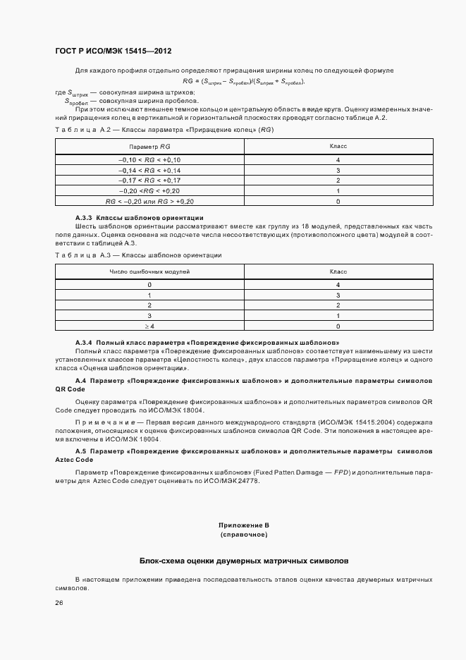 Страница 32 ГОСТ Р ИСО/МЭК 15415-2012