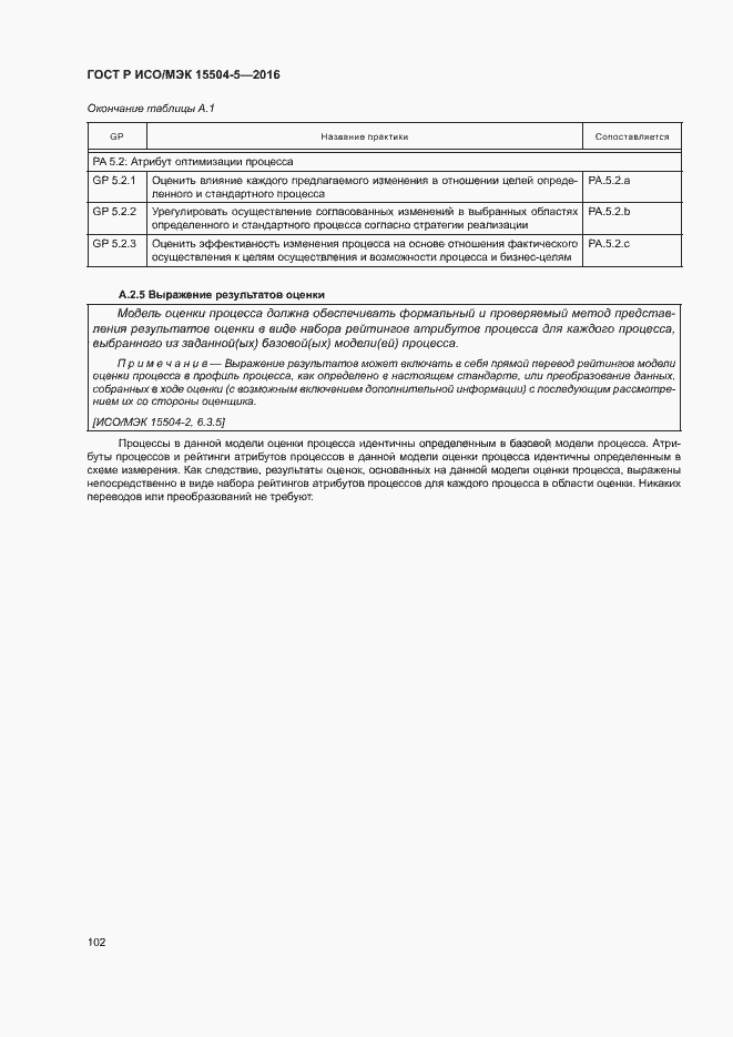Страница 105 ГОСТ Р ИСО/МЭК 15504-5-2016
