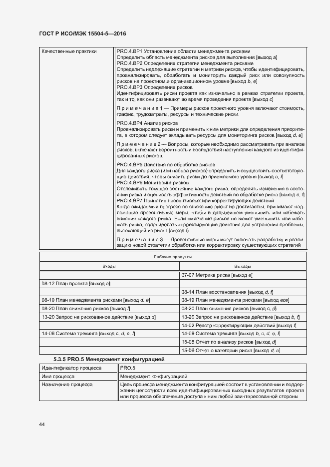 Страница 47 ГОСТ Р ИСО/МЭК 15504-5-2016