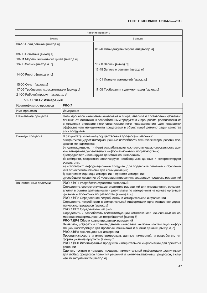 Страница 50 ГОСТ Р ИСО/МЭК 15504-5-2016