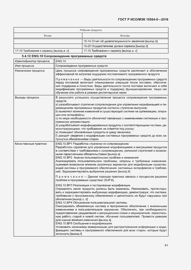 Страница 64 ГОСТ Р ИСО/МЭК 15504-5-2016