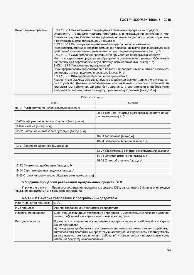 Страница 66 ГОСТ Р ИСО/МЭК 15504-5-2016