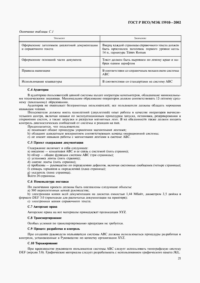 Страница 25 ГОСТ Р ИСО/МЭК 15910-2002