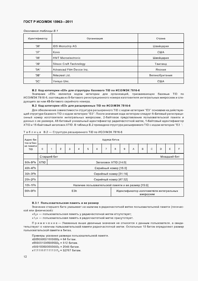 Страница 16 ГОСТ Р ИСО/МЭК 15963-2011