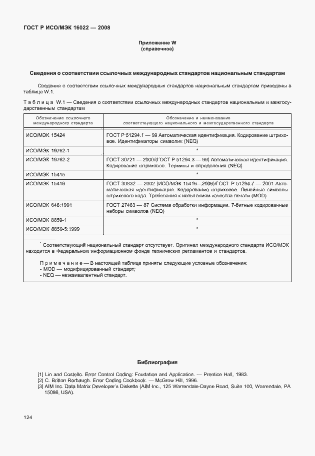 Страница 129 ГОСТ Р ИСО/МЭК 16022-2008
