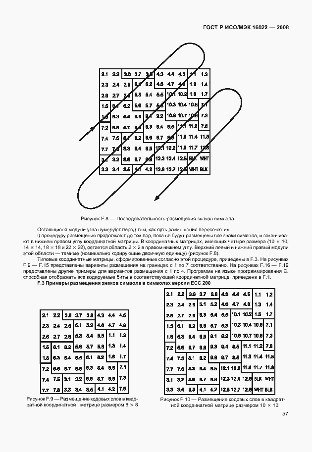 Страница 62 ГОСТ Р ИСО/МЭК 16022-2008