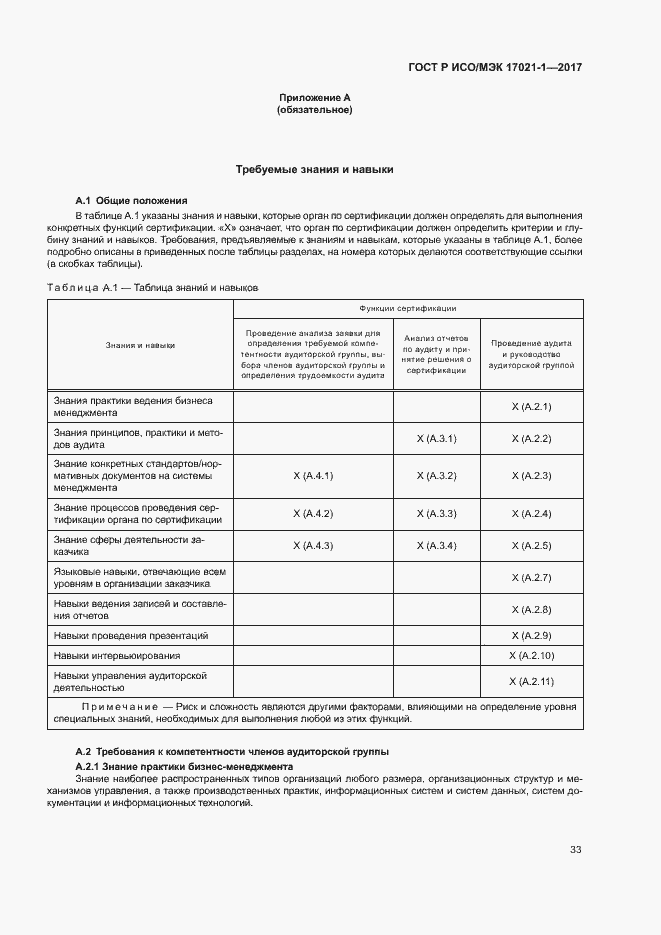Страница 39 ГОСТ Р ИСО/МЭК 17021-1-2017