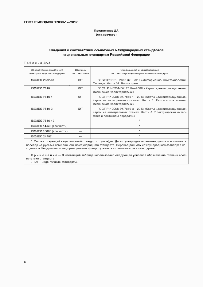 Страница 10 ГОСТ Р ИСО/МЭК 17839-1-2017
