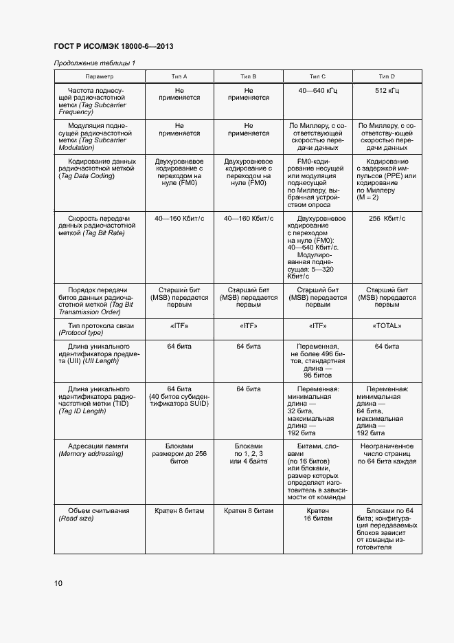 Страница 14 ГОСТ Р ИСО/МЭК 18000-6-2013
