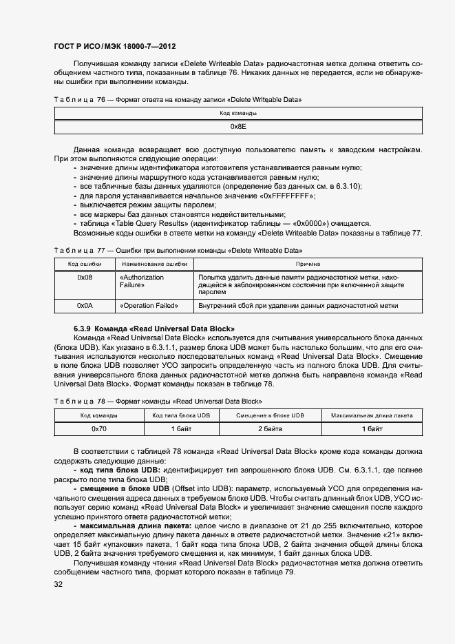 Страница 41 ГОСТ Р ИСО/МЭК 18000-7-2012