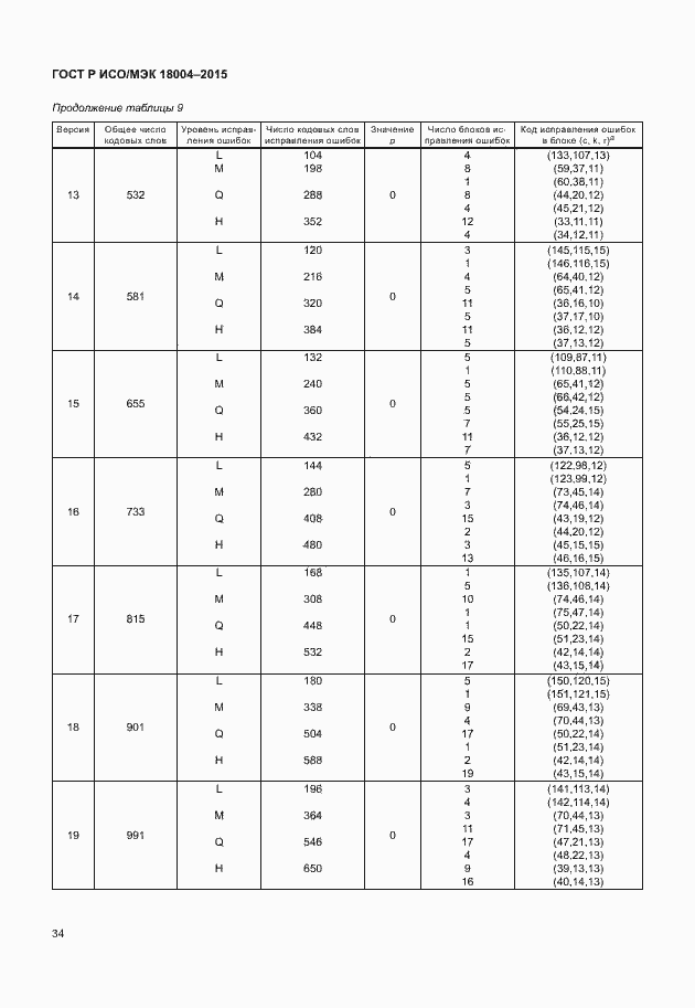 Страница 39 ГОСТ Р ИСО/МЭК 18004-2015