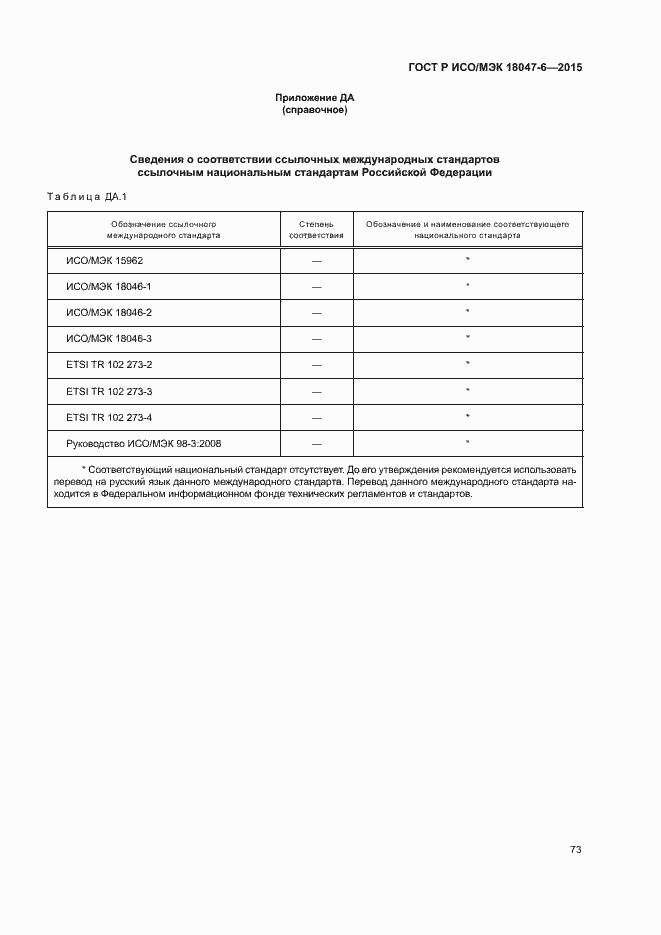 Страница 79 ГОСТ Р ИСО/МЭК 18047-6-2015