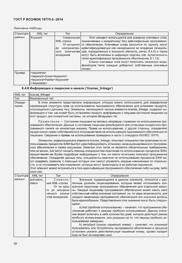 Страница 44 ГОСТ Р ИСО/МЭК 19770-2-2014
