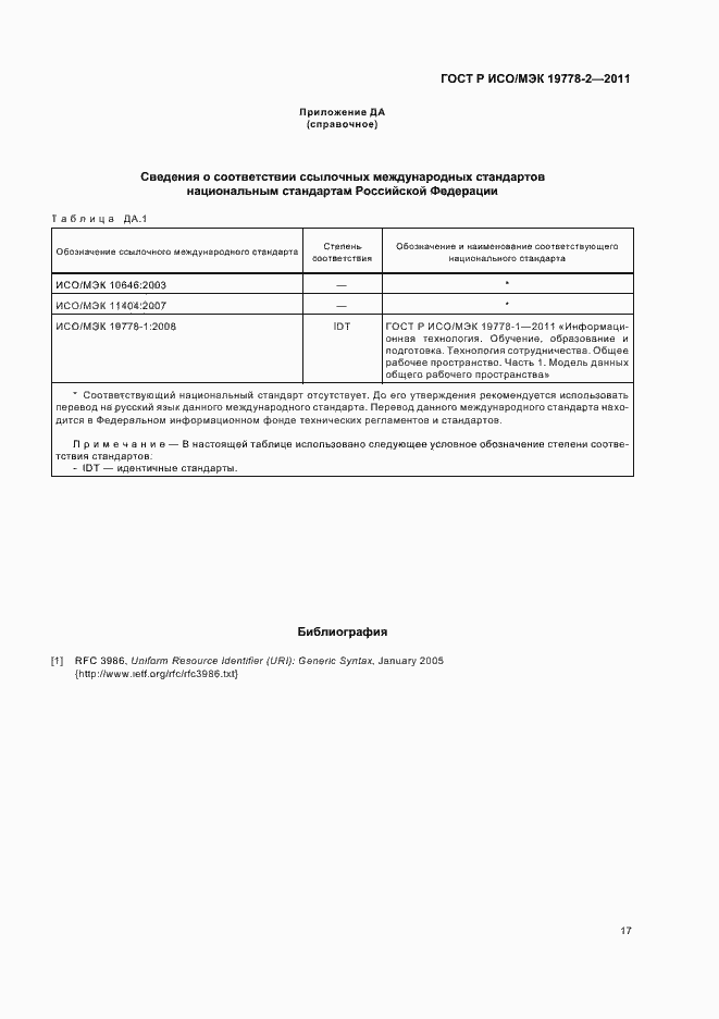 Страница 22 ГОСТ Р ИСО/МЭК 19778-2-2011