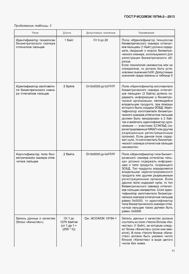Страница 15 ГОСТ Р ИСО/МЭК 19794-2-2013